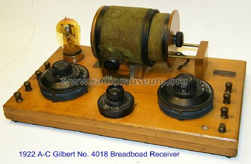 1-Tube Breadboard Receiver No. 4018; A-C Gilbert Co.; New (ID = 1488791) Radio