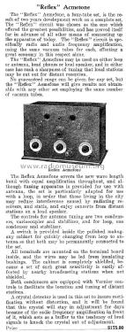 Reflex Acmefone ; Acme Apparatus Co.; (ID = 1438582) Radio