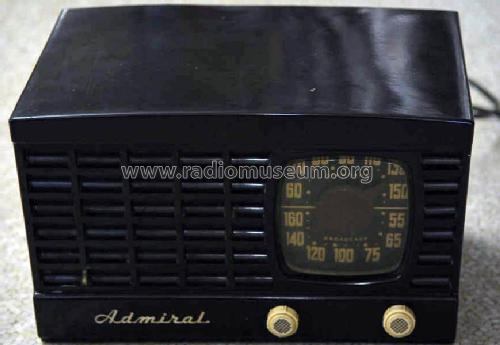 5K11 Ch= 5K1; Admiral brand (ID = 1609262) Radio