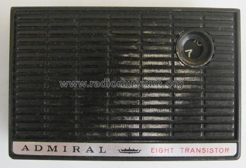 YH371GP Eight Transistor Ch= 8C4; Admiral brand (ID = 1680126) Radio