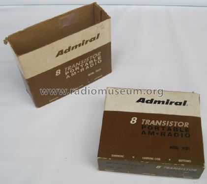 YH371GP Eight Transistor Ch= 8C4; Admiral brand (ID = 1680136) Radio