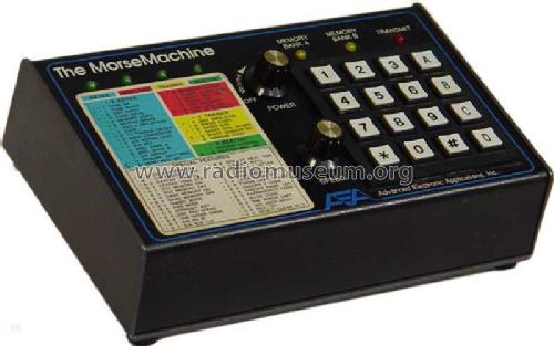 The Morse Machine MM-3; Advanced Electronic (ID = 1375145) Morse+TTY