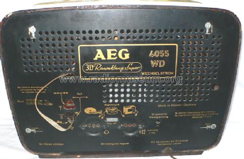 3D Raumklang Super 4055WD; AEG Radios Allg. (ID = 375849) Radio