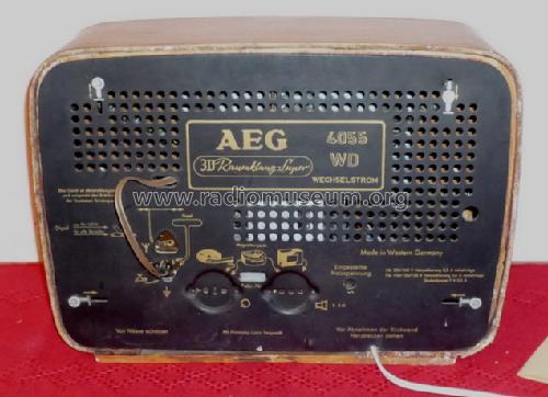 3D Raumklang Super 4055WD; AEG Radios Allg. (ID = 780337) Radio