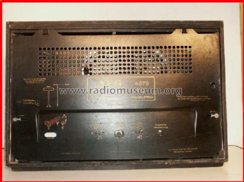 4075WD; AEG Radios Allg. (ID = 24211) Radio