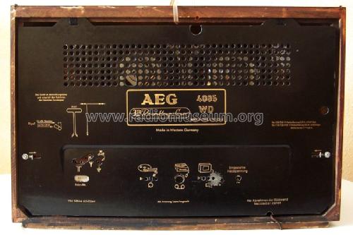 3D Super 4085WD; AEG Radios Allg. (ID = 1454484) Radio