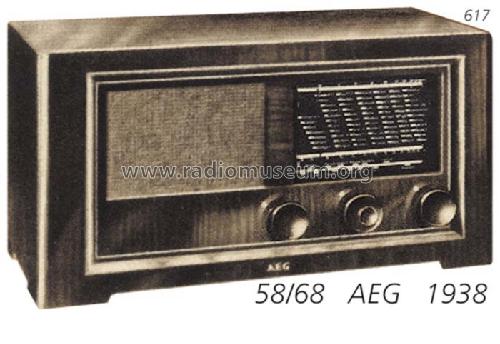 58GW; AEG Radios Allg. (ID = 48) Radio