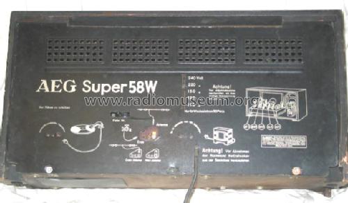 58W; AEG Radios Allg. (ID = 434266) Radio