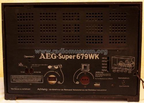 AEG-Super 679WK; AEG Radios Allg. (ID = 1377406) Radio