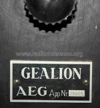 Gealion 1 und 4; AEG Radios Allg. (ID = 511794) Speaker-P