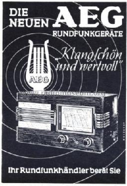Groß-Super 4-76WK; AEG Radios Allg. (ID = 537300) Radio
