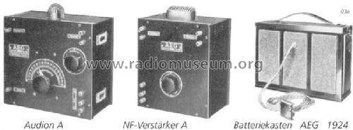 NF-Verstärker A ; AEG Radios Allg. (ID = 707604) Ampl/Mixer