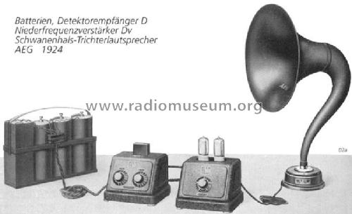 NF-Verstärker Dv; AEG Radios Allg. (ID = 2) Verst/Mix