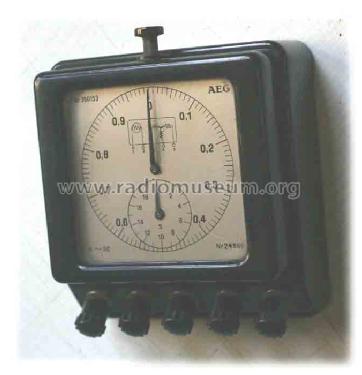 Sekundenmesser S1; AEG Radios Allg. (ID = 1036810) Equipment