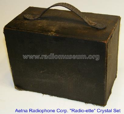 Radio-Ette Crystal Receiver ; Aetna Radiophone (ID = 1380169) Crystal