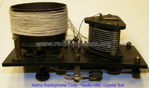 Radio-Ette Crystal Receiver ; Aetna Radiophone (ID = 1380174) Crystal