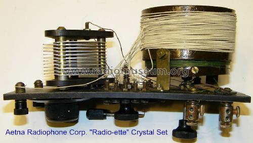 Radio-Ette Crystal Receiver ; Aetna Radiophone (ID = 1380175) Crystal