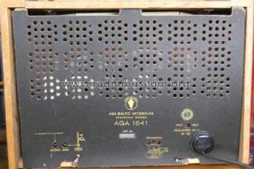 1641; AGA and Aga-Baltic (ID = 391123) Radio