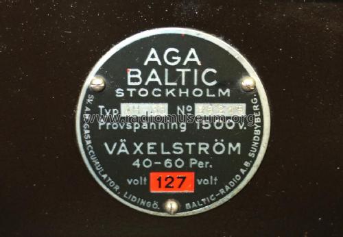 AH33; AGA and Aga-Baltic (ID = 1923156) Radio