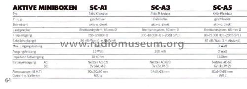 Acoustic Suspension Speaker System/Power Booster SC-A5; Aiwa Co. Ltd.; Tokyo (ID = 2998685) Speaker-P