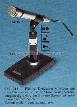 Elektret-Kondenser-Mikrofon CM-1015; Aiwa Co. Ltd.; Tokyo (ID = 1806692) Microphone/PU