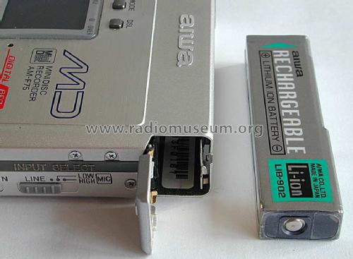 Minidisc Recorder AM-F75; Aiwa Co. Ltd.; Tokyo (ID = 1524451) Reg-Riprod