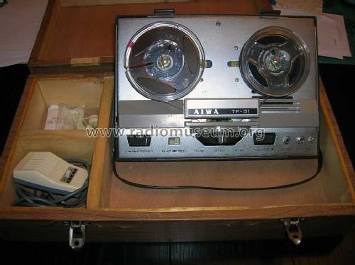 Portable Reel to Reel Tape Recorder TP-31; Aiwa Co. Ltd.; Tokyo (ID = 824445) R-Player