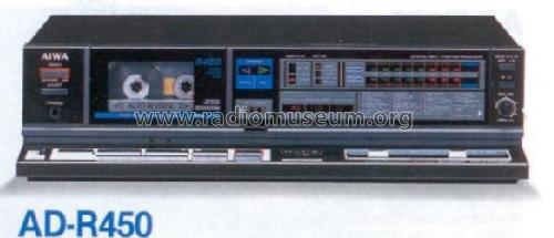 Aiwa Co. Ltd.; Tokyo Stereo Cassette Deck AD-R450 uploaded by Sandor Selyem-Tóth (2) Stereo Cassette Deck AD-R450; Aiwa Co. Ltd.; Tokyo (ID = 668501) R-Player