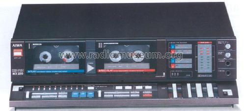 Stereo Double Cassette Deck AD-WX220; Aiwa Co. Ltd.; Tokyo (ID = 1228821) R-Player