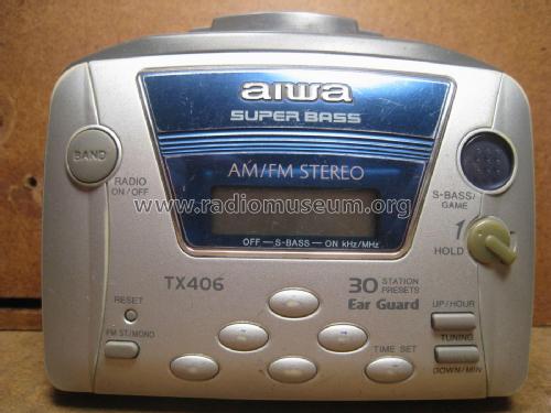 Stereo Radio Cassette Player HS-TX406; Aiwa Co. Ltd.; Tokyo (ID = 2093394) Radio