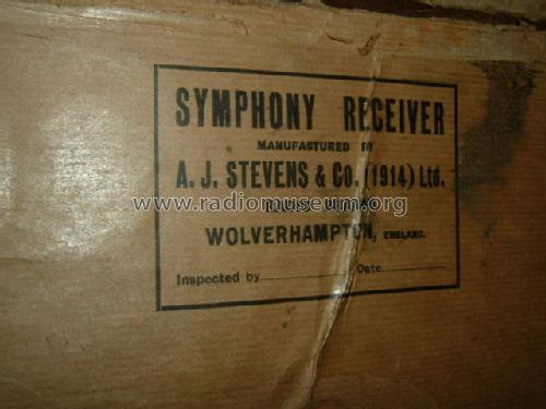 Symphony Seven Bureau Model; AJS; A.J. Stevens & (ID = 464947) Radio