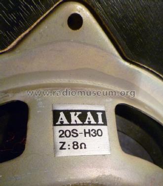 SR-H30; Akai Electric Co., (ID = 1718796) Parleur