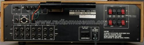 Stereo Receiver AA-1030; Akai Electric Co., (ID = 468637) Radio