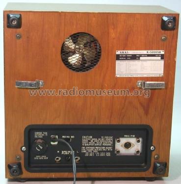 Stereo Tape Recorder X-5000W; Akai Electric Co., (ID = 608487) Enrég.-R