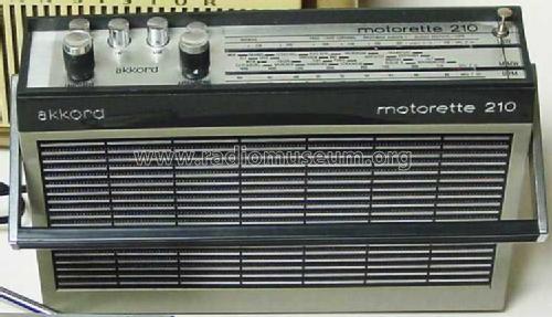 Motorette 210/7800; Akkord-Radio + (ID = 1197057) Radio