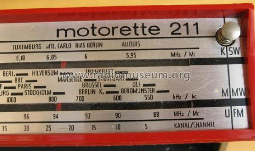 Motorette 211/7700; Akkord-Radio + (ID = 414576) Radio