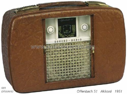 Offenbach 51; Akkord-Radio + (ID = 66) Radio