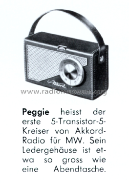 Peggie 57; Akkord-Radio + (ID = 3001441) Radio