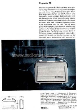 Pinguette 60 510; Akkord-Radio + (ID = 481156) Radio