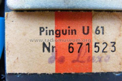 Pinguin U61 de Luxe 511/3100; Akkord-Radio + (ID = 1100072) Radio