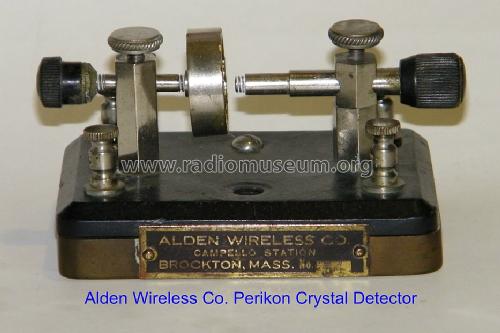 Crystal Detector Stand ; Alden Wireless (ID = 1134017) Radio part