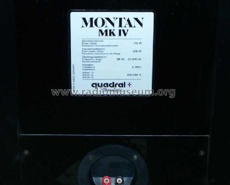 Quadral Phonologue Montan MK IV; All-Akustik, (ID = 958452) Speaker-P