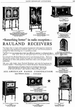 Model R; All American Mohawk, (ID = 1744166) Radio