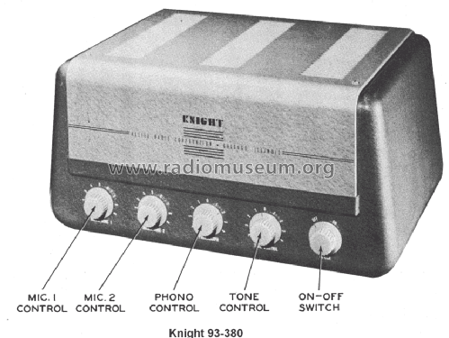 93-380 ; Allied Radio Corp. (ID = 1626968) Ampl/Mixer