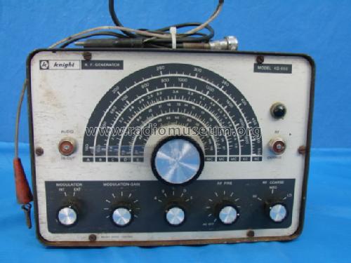 Knight RF Signal Generator KG-650; Allied Radio Corp. (ID = 965979) Equipment