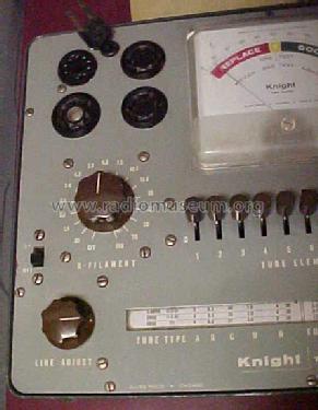 Knight Tube Tester 600A; Allied Radio Corp. (ID = 1049968) Equipment