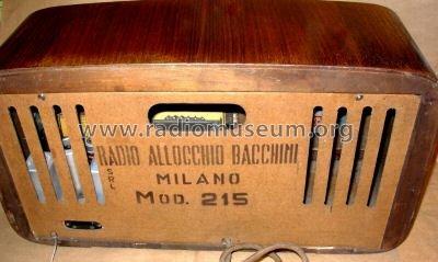 215; Allocchio Bacchini (ID = 991318) Radio