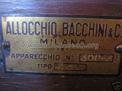 3CA; Allocchio Bacchini (ID = 317025) Radio