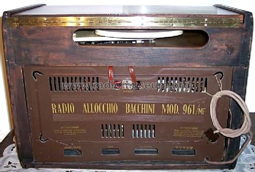 961/MF; Allocchio Bacchini (ID = 694320) Radio