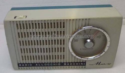 Max 6 Transistor 2012; Allocchio Bacchini (ID = 1606529) Radio